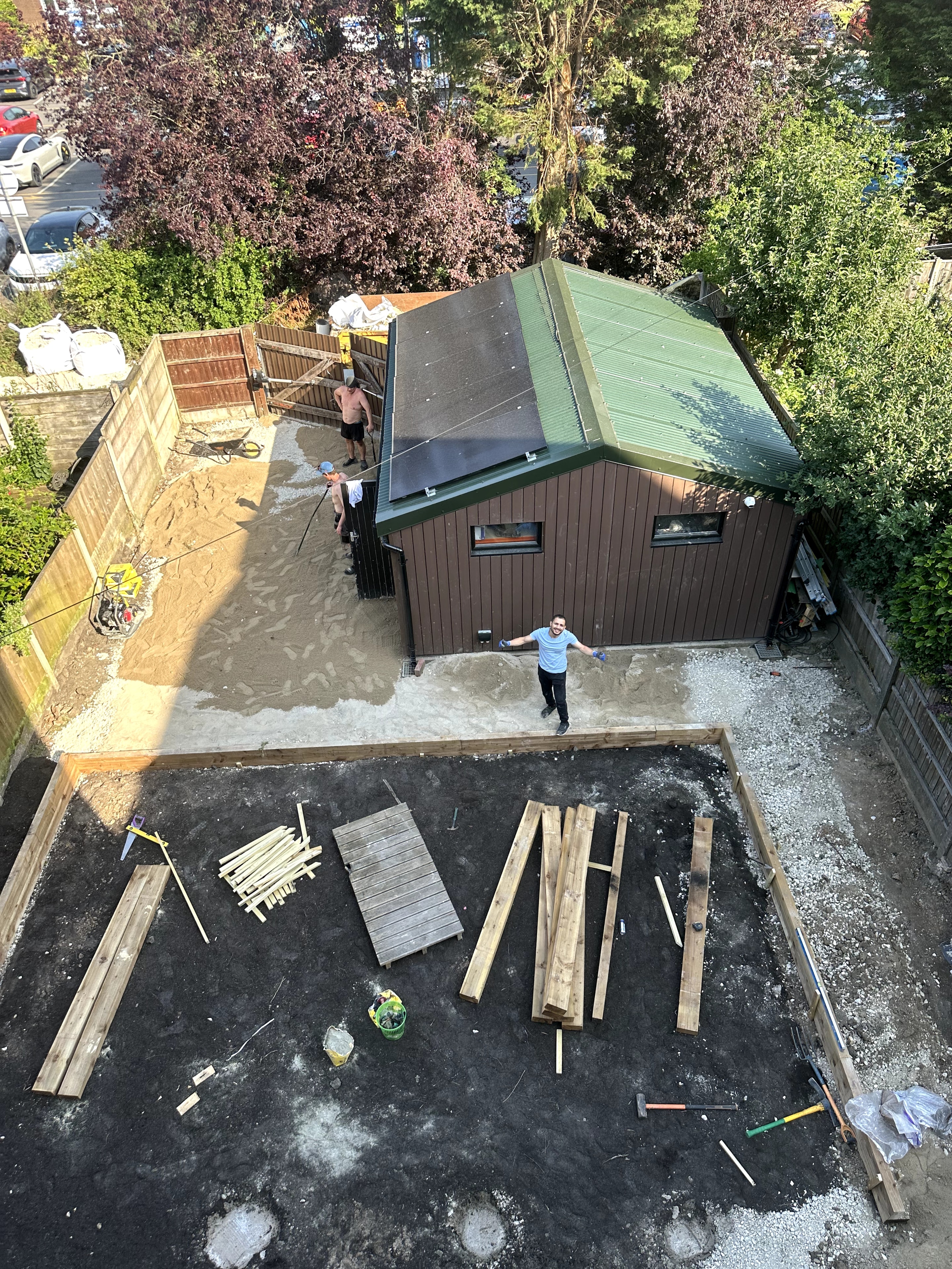 Garden Outbuilding & Landscaping